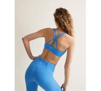 Tala - Skinluxe - Top senza maniche corto celeste con incrocio sul retro-Blu 44-46