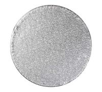 Tala Sottotorta da 20 cm di Diametro, Extra Resistente, con 12 mm di Spessore, con Base in Lamina d'Argento, Perfetto per Torte Pesanti