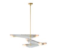 Tala Sycamore 3 Plafoniera Ottone/ Grigio Alba