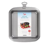 Tala Everyday Padella Quadrata Antiaderente per Brownie, Acciaio al Carbonio, Grigio