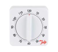Tala Timer meccanico classico bianco da 2 ore, timer regolabile da 60 minuti con suoneria forte, perfetto per le tue esigenze di cottura e cottura, realizzato in plastica senza BPA