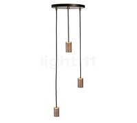 Lampadario Tala Triplo Noce