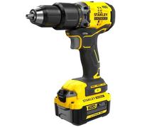 Taladro atornillador de impacto sin escobillas 60 Nm - Litio 18V - 2 Baterías 4Ah - STANLEY FATMAX V20 - SFMCD715M2K-QW