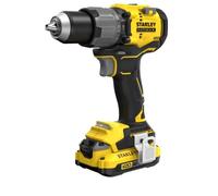 Taladro de impacto - STANLEY - SFMCD725D2K-QW - 80 Nm - 18 V - 0-500/2000 rpm