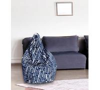 Talamo Italia 13Casa - City A5 - Poltrona Sacco. Dim: 80x80x120 h cm. col: Blu. Mat: Nylon.