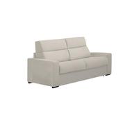 Talamo Italia -Divano letto 2 posti Oprah, Sofà trasformabile per salotto, imbottito, sfoderabile, Qualità 100% Made in Italy, 200x95 h100 cm, Beige