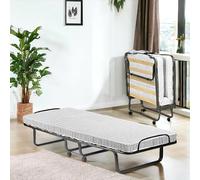 Talamo Italia Letto Pieghevole Deva, Brandina con Rete 12 doghe, Materasso Incluso, Lettino salvaspazio, 100% Made in Italy, 80x190h37 cm, Custodia Protettiva su Richiesta, Bianco, 190 cm