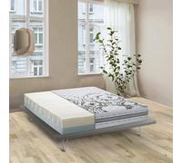 Talamo Italia Light Vittoria Letto 1 Piazza e Mezza, cm 190 x 120 h22, Bianco, 120 x 190