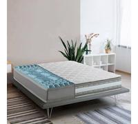 Talamo Italia - Materasso matrimoniale Teodora, Materasso in Memory Foam e Gel a 9 zone differenziate, 100% Made in Italy, Anti acaro e Anallergico, Cm 140x200h27
