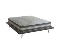 Talamo Italia - Materasso piazza e mezza Ines, Materasso in Memory Foam e Gel a 9 zone differenziate, 100% Made in Italy, Anti acaro e Anallergico, Cm 120x190h27