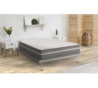 Talamo Italia Materasso Piazza e Mezza Oriana, Materasso in Memory Foam e Micromolle insacchettate, 100% Made in Italy, Anti acaro e Anallergico, Cm 120x190h32