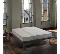Talamo Italia - Materasso singolo Sibilla, Materasso sfoderabile in Waterfoam, 100% Made in Italy, Anti acaro e Anallergico, Cm 90x200h19