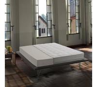 Talamo Italia - Materasso singolo Sibilla, Materasso sfoderabile in Waterfoam, 100% Made in Italy, Anti acaro e Anallergico, Cm 90x190h19