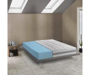 Talamo Italia - Materasso singolo Sophie, Materasso sfoderabile in Memory Foam e Waterfoam, 100% Made in Italy, Anti acaro e Anallergico, Cm 80x190h21