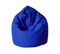 Talamo Italia-Pouf a Sacco Elegante, Colore Blu, Misure 80 x 120 x 80 cm