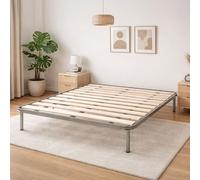 Talamo Italia - Rete letto piazza e mezza Anastasia, Rete ortopedica a doghe piallate, 100% Made in Italy, Cm 120x190h31