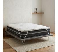 Talamo Italia - Topper matrimoniale Lucilla, Topper rinnova materasso sfoderabile in Memory Foam e fibre di Rame, 100% Made in Italy, Anti acaro e Anallergico, Cm 160x190h5
