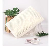 Talatex Cuscino in lattice Dunlop naturale - Extra sodo, supporto a profilo medio per il dolore al collo e alle spalle | Nucleo in lattice puro, design traspirante | Ideale per chi dorme sul fianco e