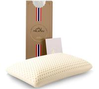 Talatex Dunlop, Cuscino in 100% lattice naturale, aiuta ad alleviare la pressione, il dolore al collo e alle spalle, non tossico in memory foam, confezione perfetta (extra rigido, standard (60 x 40 x