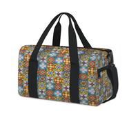 Talavera - Borsone sportivo in ceramica per bambini, ragazze, ragazzi, donne, uomini, etnico, in ceramica, per una notte, weekender, borsa da viaggio, borsa da viaggio, borsa da palestra casual