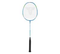 Talbot Torro Racchetta da Badminton Fighter Plus, Sistema Impugnatura Airflex, Profilo del Telaio Powerwave per una Migliore Accelerazione del Volani, Blu/Verde, 429808