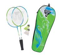 Talbot Torro Set da Badminton 2-Attacker Junior, per Bambini, 2 Racchette più Corte 53 cm, 2 Volani, in Una Borsa Preziosa