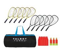 Talbot-Torro Speedbadminton Set per Scuola, per 10 Giocatori, in Borsa Sportiva, 490100