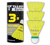 Talbot-Torro Volani da Badminton Tech 350, Lattina 3 Pezzi,Nilon