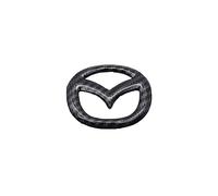 TALCUS Adesivo per volante auto, per Mazda 3 6 CX-3 CX-5 CX-9, emblema logo, modifica stile, accessori interni, fibra di carbonio