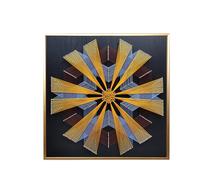 TaLcuS Kit per String Art per Adulti Kit per String Art con Cornice in Legno Kit Fai da Te Completo per Decorazioni 3D con Istruzioni Facile da Realizzare per Decorare Le pareti di casa(B,Gold Frame)