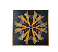 TaLcuS Kit per String Art per Adulti Kit per String Art con Cornice in Legno Kit Fai da Te Completo per Decorazioni 3D con Istruzioni Facile da Realizzare per Decorare Le pareti di casa(A,Gold Frame)