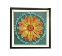 TaLcuS String Art Kit,Kit Artigianale per Cuccioli di Elefante, Include Tutti Gli Accessori e Il Telaio Necessari, Decorazioni da Parete(A1,40 * 40CM)