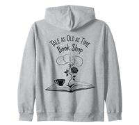 Tale As Old As Time Bookshop - Lettore di Candele e Rose Felpa con Cappuccio