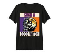 Tale Buona Strega Halloween Spooky Stagione Maglietta Premium