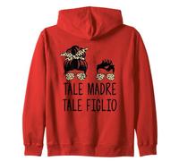 Tale Madre Tale Figlio Design Famiglia Abbinata Felpa con Cappuccio