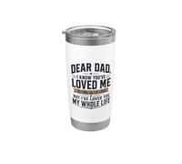 Tale padre tale figlia Uh Oh Divertente dire papà e figlia Bicchiere termico in acciaio inox doppia parete