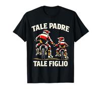 Tale Padre Tale Figlio Motocross Regalo papà Figlio Maglietta