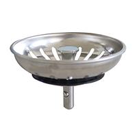 Talea Filtro di scarico per lavello da cucina in acciaio inox, tappo di scarico per lavello da cucina, diametro del foro del lavello del Regno Unito, 83 mm