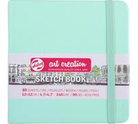 Talens Art Creation Skizzenbuch, 80 Blatt, 12 x 12 cm, Fresh Mint