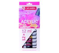Talens Art Creation Set iniziale acrilico, 12 colori (tubetti da 12 ml) | Pittura per adulti