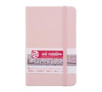 Talens Art Creation Sketchbook 9x14cm Rosa Pastello - 80 fogli 140g Carta per colori acrilici - Ideale per matita, inchiostro, carboncino e acrilici