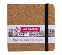 Talens Art Creation Skizzenbuch, Kork, 12 x 12 cm, 140 g, 80 Blatt (9314054M)