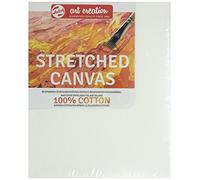 Talens Art Creation Tela di Cotone Allungata, 60 cm x 80 cm, Colore Bianco