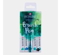 Talens Ecoline 5 brush pens "Green Blue"