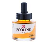 Talens Ecoline Liquid Watercolor 11251021 - Vaso per pipetta, 30 ml, colore giallo intenso