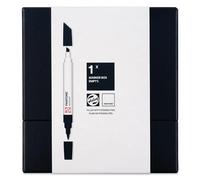 Talens | Pantone marker Box vuoto - Contiene 9 pennarelli, design elegante in Nero, identificatori del tappo con codice colore
