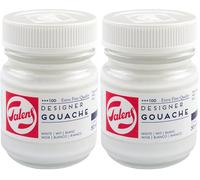 Talens Pintura de gouache blanca de 50 ml (Confezione da 2)