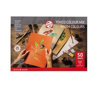 Talens Toned Colour Block Warm, A4, 50 Blatt, 180g/m²