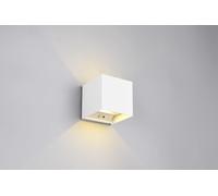 TALENT APPLIQUE LED 1W 100lm, 3000K DA ESTERNO QUADRATA BIANCA RICARICABILE CON DIFFUSORE REGOLABILE E CON BASE MAGNETICA H. 11CM IP44