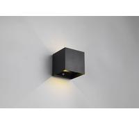 TALENT APPLIQUE LED 1W 100lm, 3000K DA ESTERNO QUADRATA NERA RICARICABILE CON DIFFUSORE REGOLABILE E CON BASE MAGNETICA H. 11CM IP44